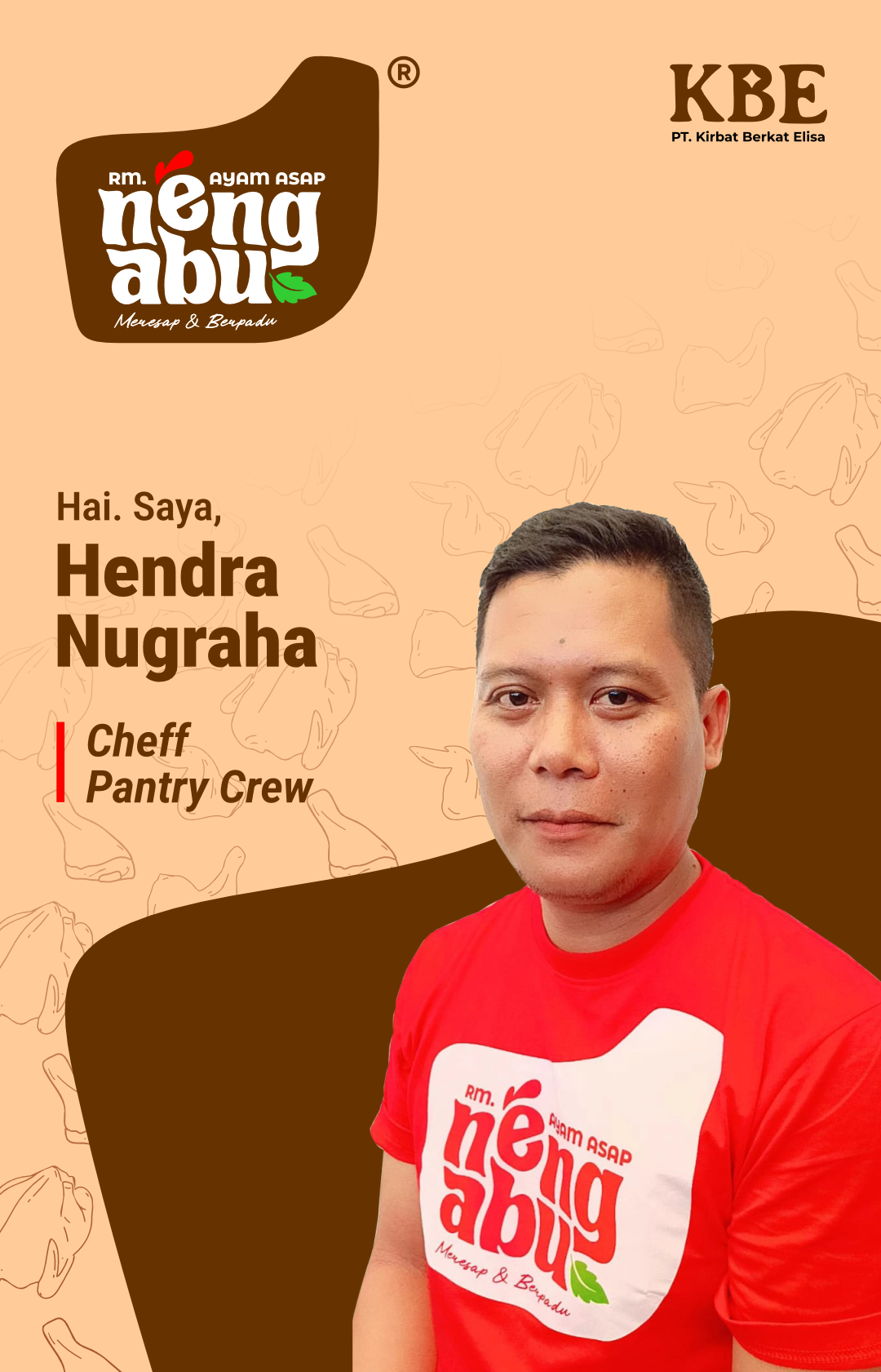 Cetak ID Card Ayam Asap Neng Abu - 1