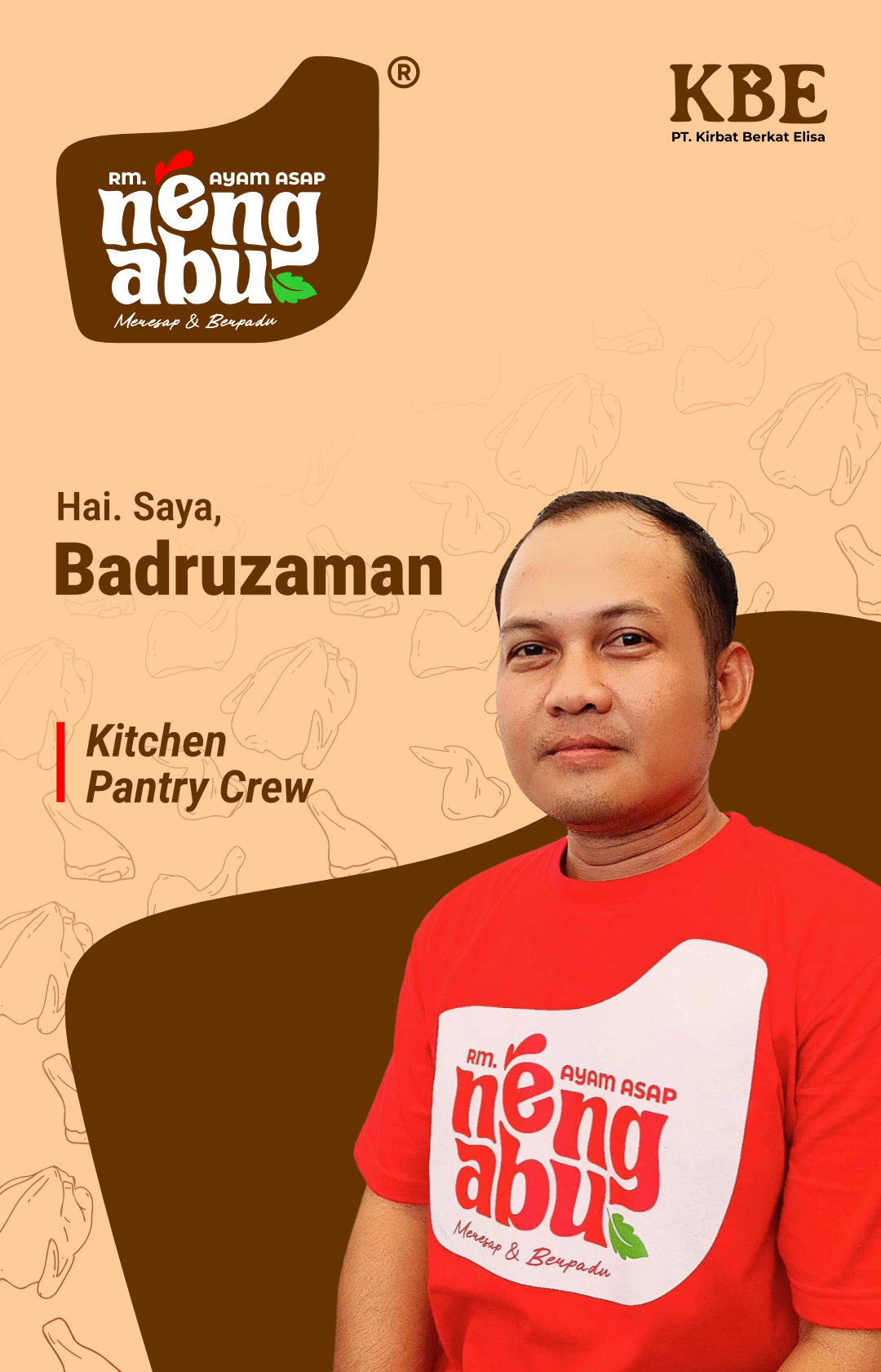 Cetak ID Card Ayam Asap Neng Abu - 2