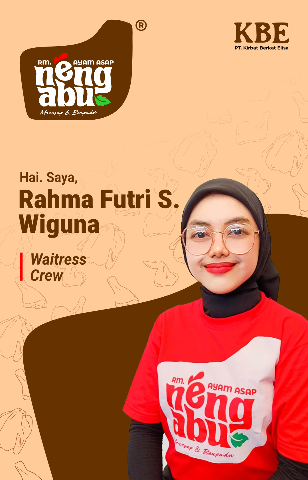 Cetak ID Card Ayam Asap Neng Abu - 4